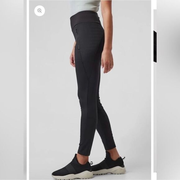 Athleta Peak Hybrid Fleece Tight Black SP - Picture 4 of 14